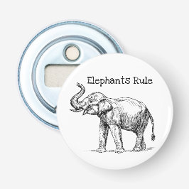 Elephants-regel Button Flesopener