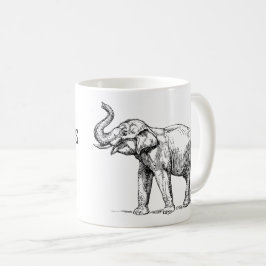 Elephants-regel Koffiemok