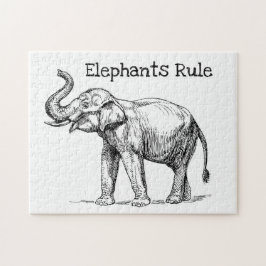 Elephants-regel Legpuzzel