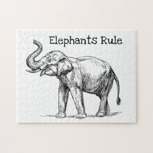 Elephants-regel Legpuzzel
