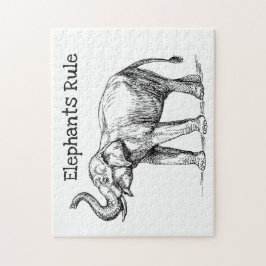 Elephants-regel Legpuzzel