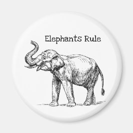 Elephants-regel Magneet
