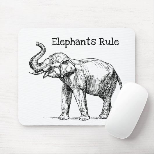 Elephants-regel Muismat (Met muis)