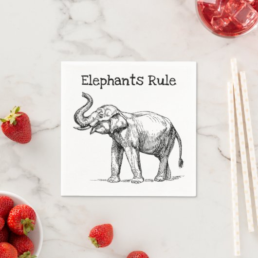 Elephants-regel Servet (Insitu)