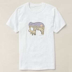 Elephants Rising (Kunst door Erin) T-shirt