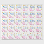 Elephants, Sheep & Bird Animal Tower Cadeaupapier (Vlak)