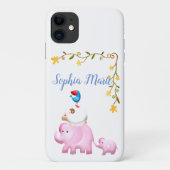 Elephants, Sheep & Bird Animal Tower Case-Mate iPhone Case (Achterkant)