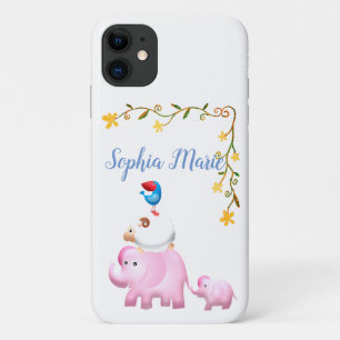 Elephants, Sheep & Bird Animal Tower Case-Mate iPhone Case