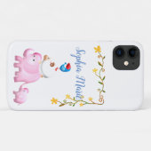 Elephants, Sheep & Bird Animal Tower Case-Mate iPhone Case (Achterkant (horizontaal))