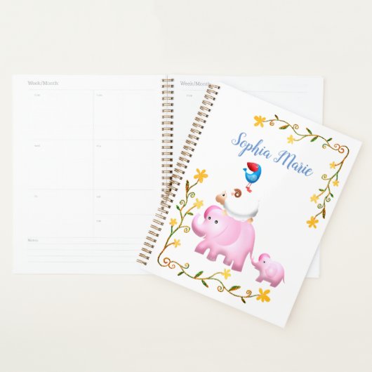 Elephants, Sheep & Bird Animal Tower Planner (Display)