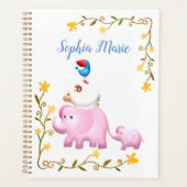Elephants, Sheep & Bird Animal Tower Planner (Voorkant)
