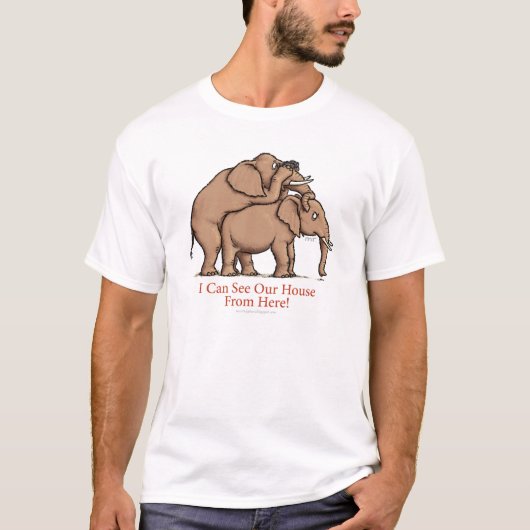 Elephants-Shirt T-shirt (Voorkant)
