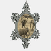 Elephants Snowflake Ornament (Links)