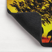 Elephants Sunset Muismat (Hoek)