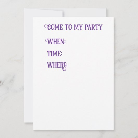 ELEPHANT'S SWEET VIERING KAART (Achterkant)