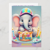 ELEPHANT'S SWEET VIERING KAART (Voorkant / Achterkant)