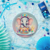 ELEPHANT'S SWEET VIERING PAPIEREN BORDJE (Feest)