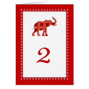  Elephants-tabelkaart