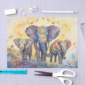 Elephants Tissue Paper Tissuepapier (Craft)