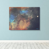 Elephant's Trunk Nebula - Middelhoge canvasafdruk Canvas Afdruk (Insitu (Houten vloer))