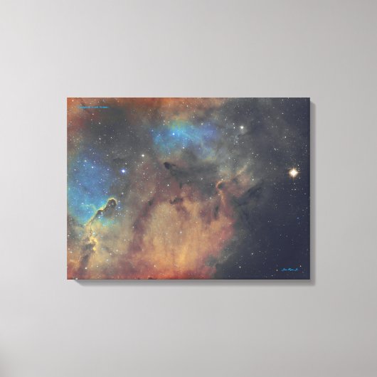 Elephant's Trunk Nebula - Middelhoge canvasafdruk Canvas Afdruk (Voorkant)