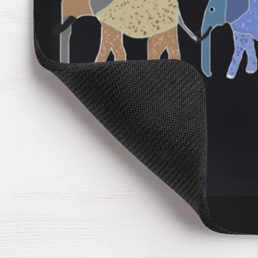 Elephants vergeten nooit muismat (Hoek)