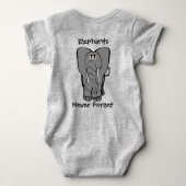 Elephants vergeten nooit romper (Achterkant)