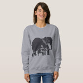 Elephants Women's Sweatshirt (Voorkant volledig)