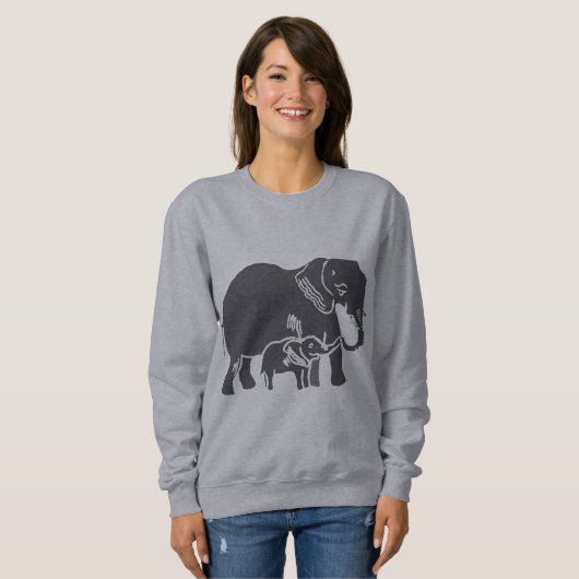 Elephants Women's Sweatshirt (Voorkant volledig)