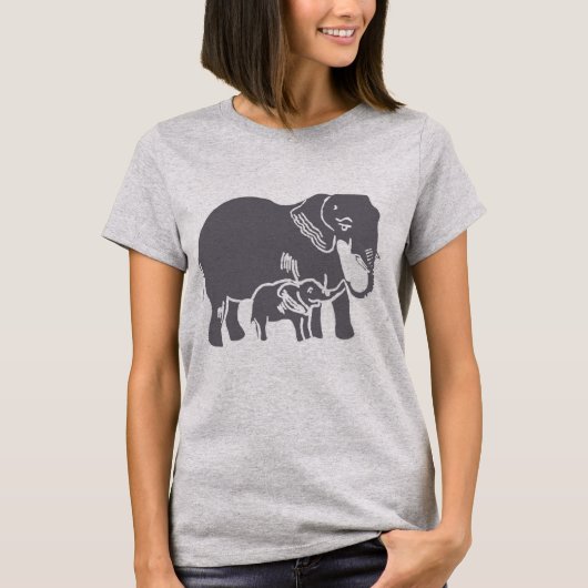 Elephants Women's T-Shirt (Voorkant)