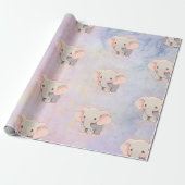 #Elephant's Wrapping Paper Cadeaupapier (Uitgerold)