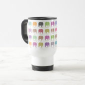Elephants zijn je beste vrienden Travel MUG Reisbeker (Voorkant links)