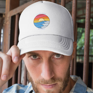 Eleuthera Bahama's Oude Strand Zonsondergang Trucker Pet
