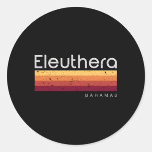 Eleuthera Bahamas Ronde Sticker