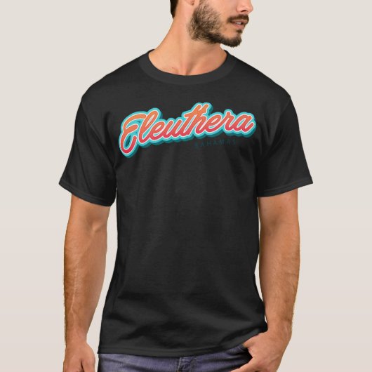 Eleuthera Bahamas T-shirt (Voorkant)