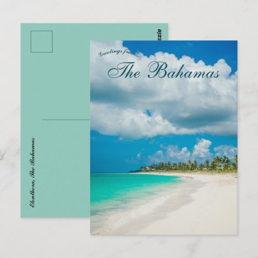 Eleuthera De Bahama's Briefkaart (Voorkant / Achterkant)