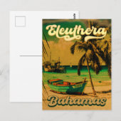 Eleuthera Island Bahamas  Souvenirs 60 s Briefkaart (Voorkant / Achterkant)