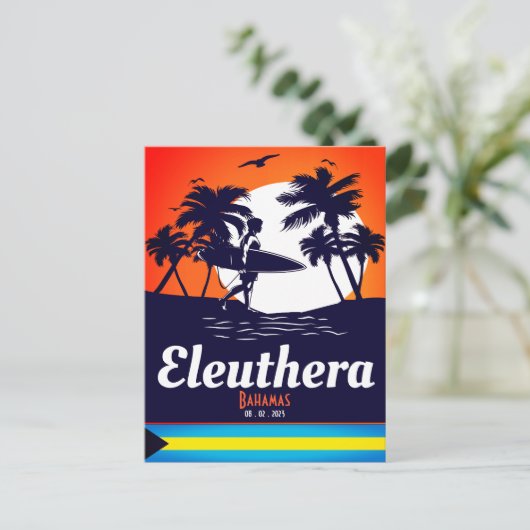 Eleuthera Island Bahamas  Souvenirs Briefkaart (Staand voorkant)