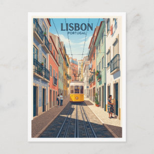 Elevador da Bica Lissabon Portugal Briefkaart