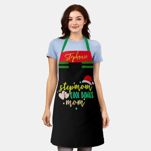 Elevate Christmas Cooking Experience, stiefmoeder  Schort (Gedragen)