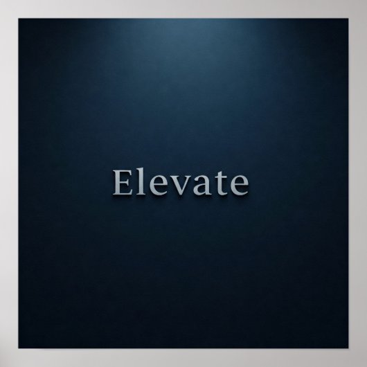 "Elevate" Ingelijste Wall Art Poster | Minimalisti (Voorkant)