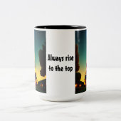 Elevate tweekleurige koffiemok (Center)