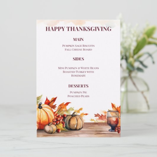 ELEVATE YOUR THANKSGIVING MEAL WITH A STUNNING  MENU (Staand voorkant)