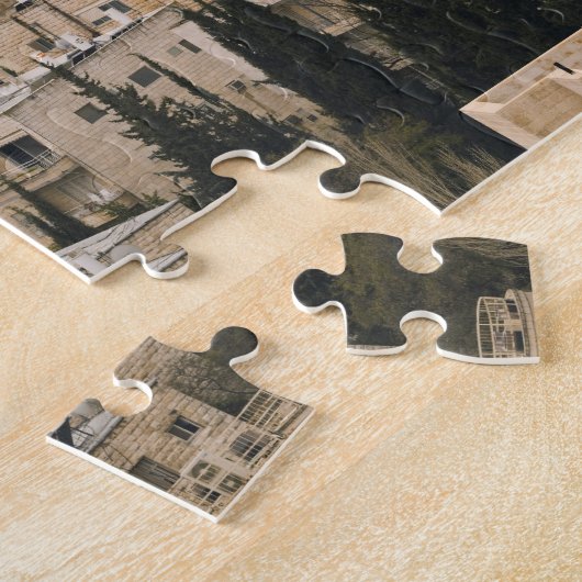 Elevated city view from Jerusalem YMCA tower Legpuzzel (Zijkant)