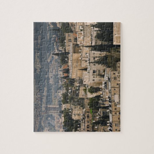 Elevated city view from Jerusalem YMCA tower Legpuzzel (Verticaal)