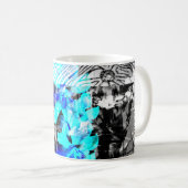"Elevated Focus" coffee mug abstract art by Duvall Koffiemok (Voorkant rechts)