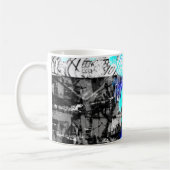 "Elevated Focus" coffee mug abstract art by Duvall Koffiemok (Links)