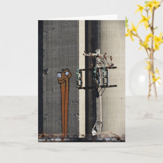 "Elevated Watchdog" Dank u kaart (Gele Bloem)