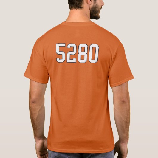 Elevation 5280 t-shirt (Achterkant)