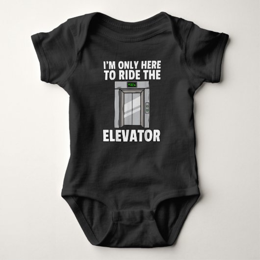 Elevator Buttons Mechanic Technician Romper (Voorkant)